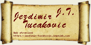 Jezdimir Tucaković vizit kartica